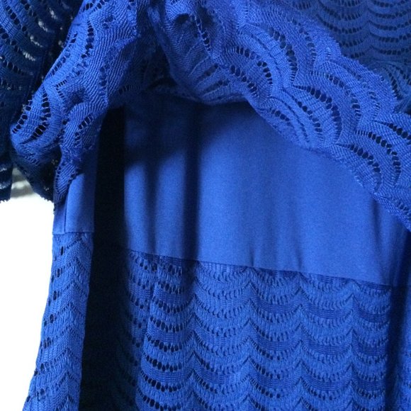 American Living Short Sleeve Overlay Dress Size 14 - Picture 5 of 16